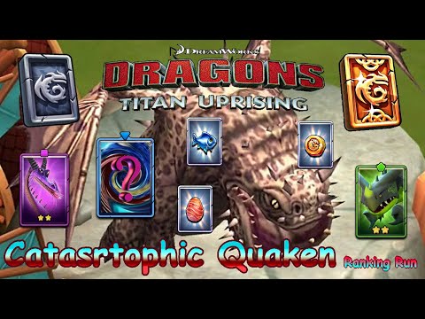 Dragons: Titan Uprising / Catastrophic Quaken Ranking Run / Full Battle / BP 8100+