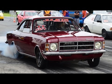 Opala TURBO espetacular no AIC - SOM NO MÁXIMO - pneus gritando!!!!