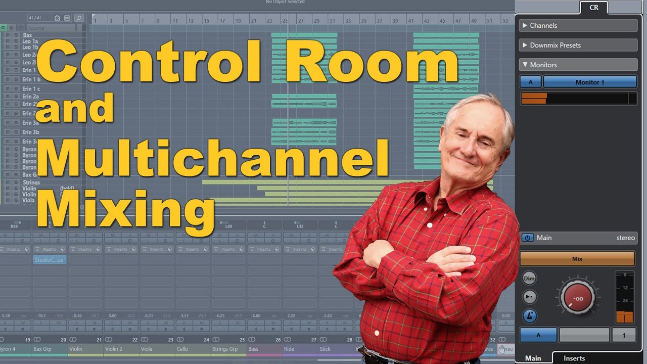 The Control Room and Atmos/Multichannel Mixing (Cubase/Nuendo)