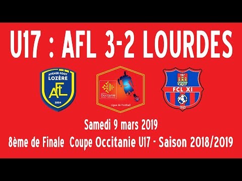 8ème de Finale Coupe Occitanie U17 : AFL 3-2 FC LOURDES (09/03/2019)