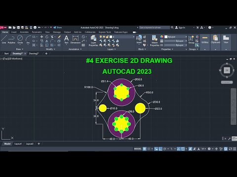 AutoCAD 2D exercise 1