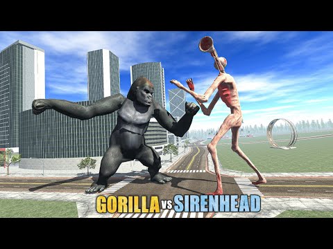 Gorilla Vs Siren Head - Indian Bikes Driving 3D