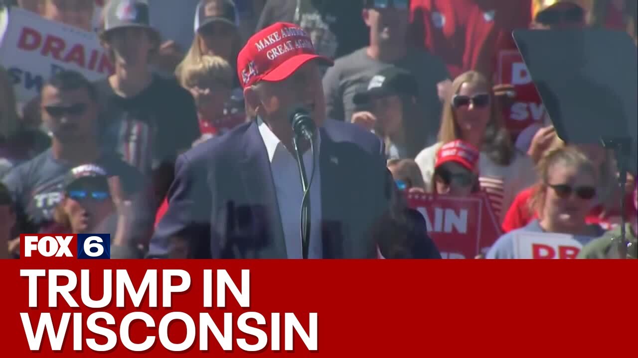 Trump visits Wisconsin ahead of debate | FOX6 News Milwaukee