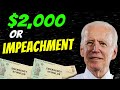 MAJOR NEWS! Pass $2,000 Second Stimulus Checks OR Trump Impeachment! Jan 10th MAJOR NEWS! Pass $2,000 Second Stimulus Checks OR Trump Impeachment! Jan 10th