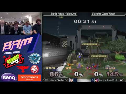 Bam 7 Melee Doubles Grand Finals - TSM|Leffen & Blue2ez vs Lucky & RusselTLM