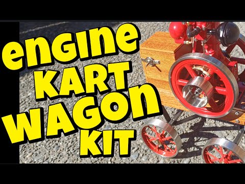Model Hit and Miss vintage engine accessory WHEEL WAGON KIT for mini hit and miss engines