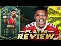 90 WINTER WILDCARD SANCHO PLAYER REVIEW! - FIFA 23 ULTIMATE TEAM