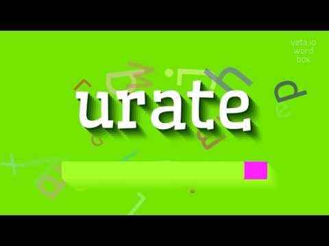 How to say "urate"! (High Quality Voices)