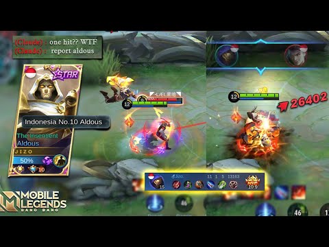 RAHASIA BUILD ALDOUS SEKALI PUKUL | ALDOUS BUILD ONE PUNCH MAN | Mobile Legends