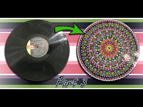 Record Album Dot Mandala - Step by Step - 272 Part 3