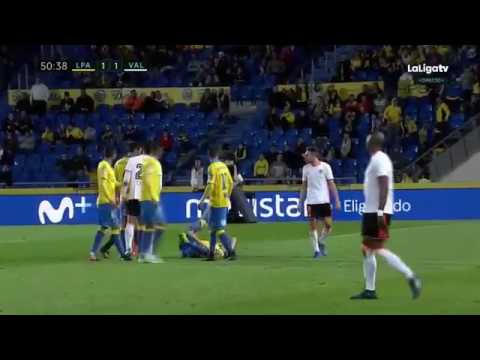 Las Palmas VS Valencia 3 1 Goals & Highlights 30.01.2017