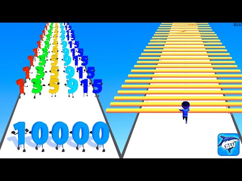 Number Runner 3D Game Satisfying Mobile Games 2023