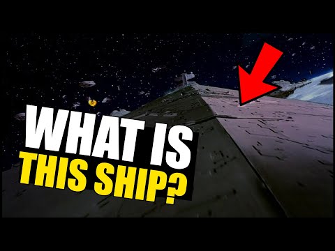 The Mysterious Star Destroyer at the Battle of Endor... (NOT an Imperial Class)
