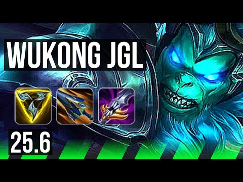 WUKONG vs KHA'ZIX (JGL) | 12/1/7, Legendary | EUW Master | 25.6