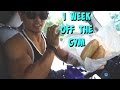 1 WEEK OFF THE GYM | CHEST/BACK & HIIT TRAINING