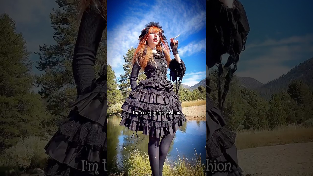 TRYING GOTHIC FASHION😡
