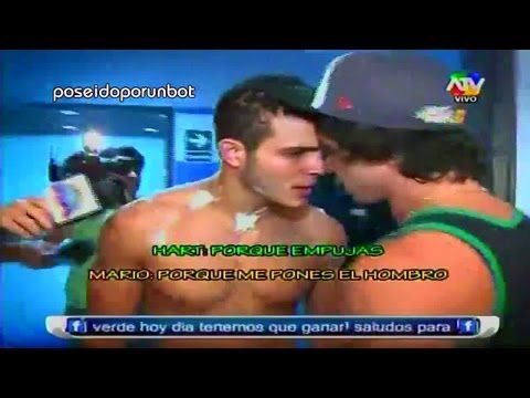 COMBATE: Pelea entre Mario Hart y Mario Irivarren por Broma a Alejandra Baigorria 17/01/13