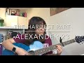 Alexander 23 - The Hardest Part || Acoustic Guitar cover (Female version)