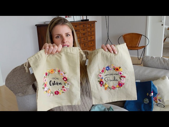 Stickmuster personalisieren – Schriftzüge auf Stoff übertragen & sticken