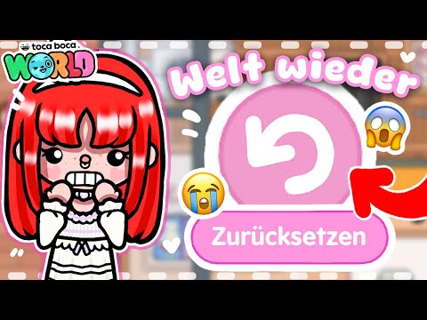 I'M RESETTING MY WORLD *again* in TOCA BOCA for the new UPDATE 😨