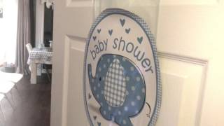 Oh Boy! Baby shower set up for a babyshower.