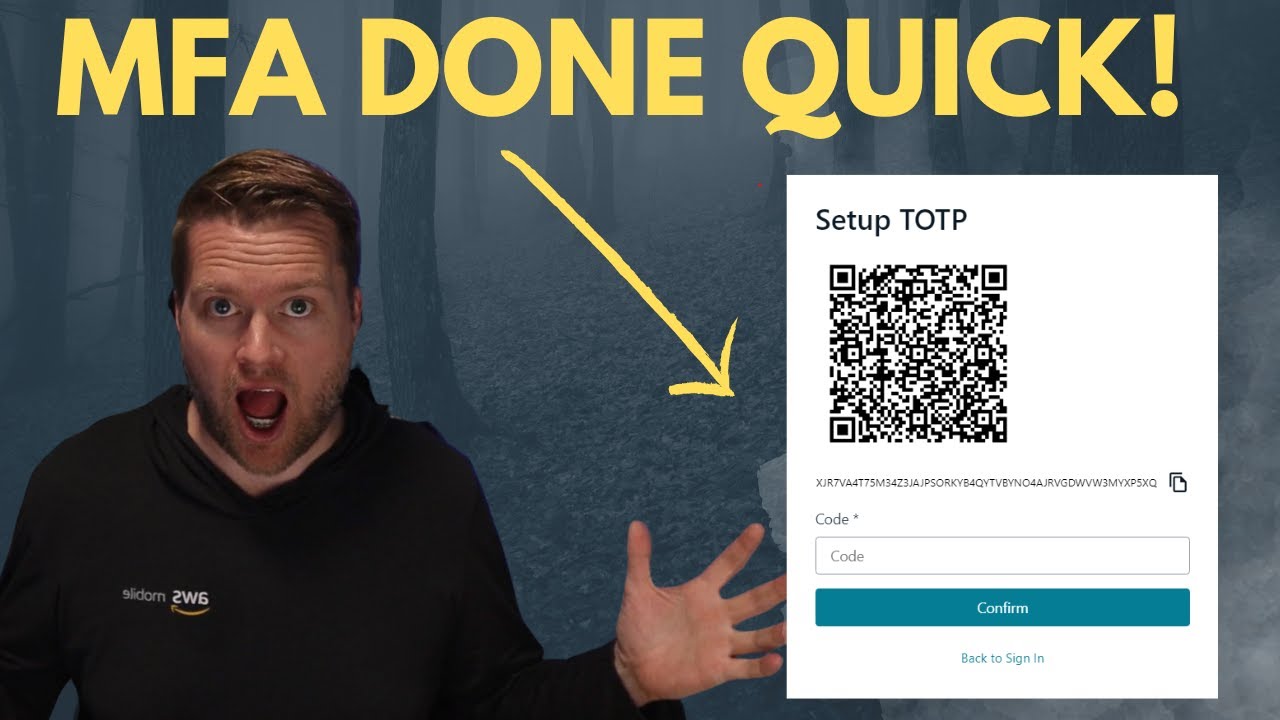 This Adds MFA and Auth To Your Website In Minutes! With AWS!