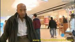 A 104 Years Old Ethiopian Man in Denver Walks the Mall EverydaySince 12 Years!