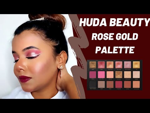 HUDA Beauty REMASTERED Rose Gold Palette Remastered| Cut Crease Makeup Tutorial