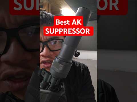 AK's get suppressors too:  best ak suppressor!  The Deadair Wolverine #deadair #silencer #suppressor