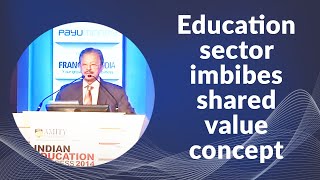 Education sector imbibes shared value concept image