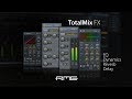 RME Audio TotalMix FX - DSP Effects Overview