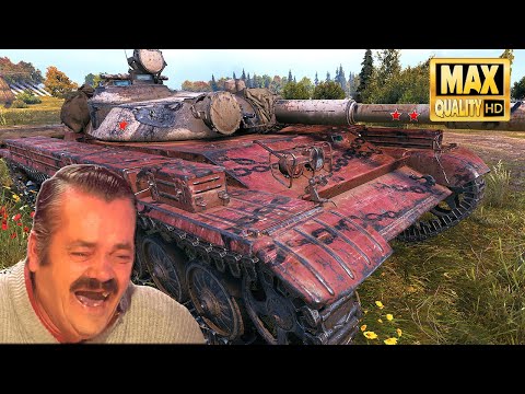 T-100 LT: Crazy passive scout game - World of Tanks