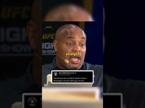 Daniel Cormier shocked by Conor McGregor's UFC PPV record