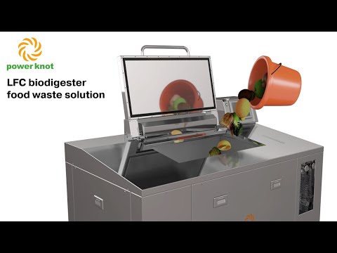 LFC biodigester by Power Knot - onsite food waste digester