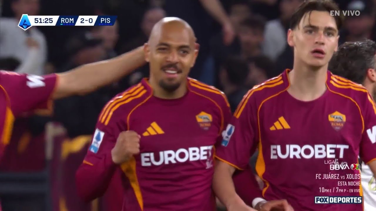 🥳 GOL DE MALEN | Roma 3-0 Pisa | Jornada 32 | Serie A 2026