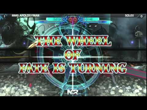 Blazblue CP: MMG Apologyman vs Solex - Top 4 - NCR 2014