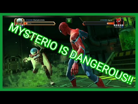 4-STAR MAXED MYSTERIO EASILY DEFEAT VS 5-STAR MAXED SPIDER MAN(STARK)| MCOC.