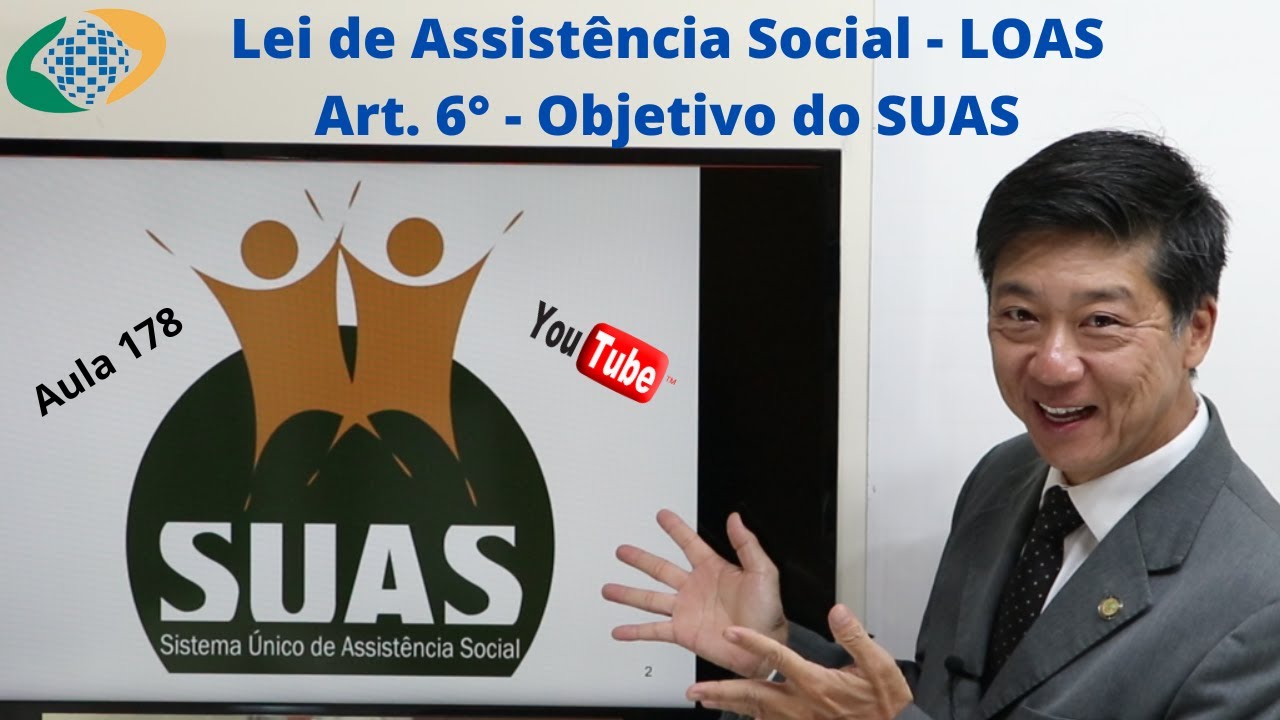 Lei de Assistência Social- LOAS - Art. 6° -  Aula 178 - Dto Previdenciário Professor Eduardo Tanaka.