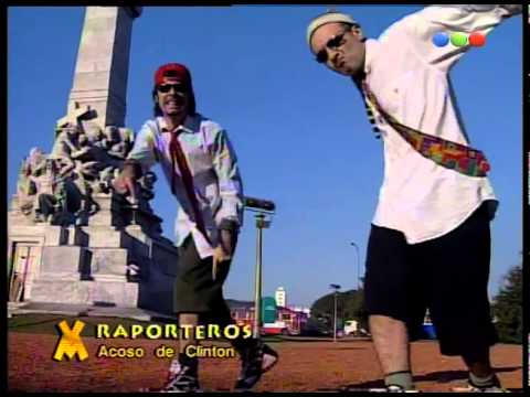 Los raporteros, acoso de Clinton - Videomatch 97