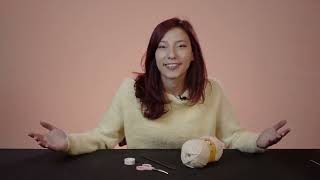 Pene decorative din fire de ata 