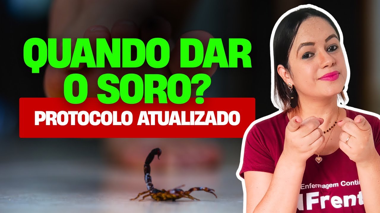 ACIDENTES ESCORPIÔNICOS (Escorpionismo) - Acidentes por Animais Peçonhentos | Aula completa