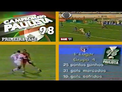 Paulistão 1998 - primeira fase do São Paulo