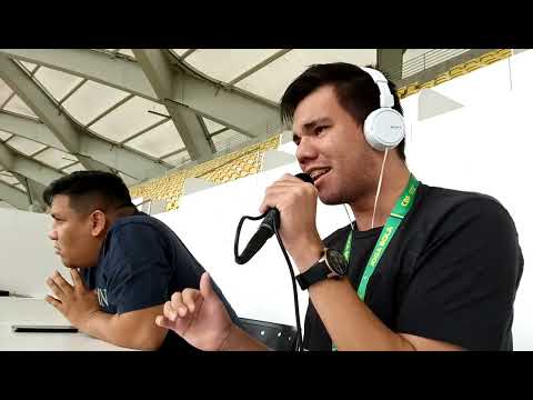 Erick Souza na cabine da Mix Amazônia. MANAUS 1X1 MANAUARA - Camp. Amazonense 2022.