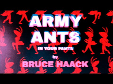 BRUCE HAACK - ARMY ANTS IN YOUR PANTS (Official Shimmy-Disc Video)