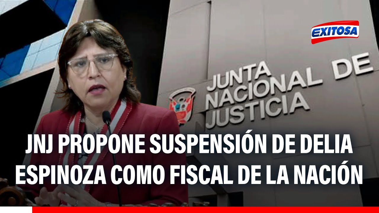 🔴🔵 Delia Espinoza: Vicepresidenta de la JNJ propone suspender a la fiscal de la Nación