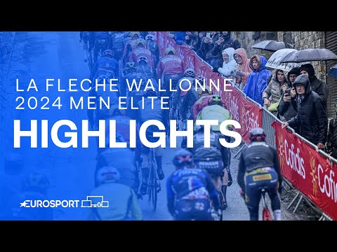 RIVALS CAUGHT COLD 🥶 | 2024 La Flèche Wallonne Men Elite Race Highlights | Eurosport Cycling