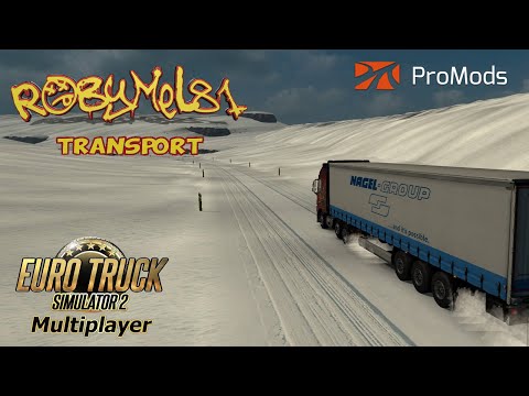ETS2 - PROMODS -  Convoglio Aziendale ROBYMEL81 TRANSPORT - Dispersi nella tormenta di neve
