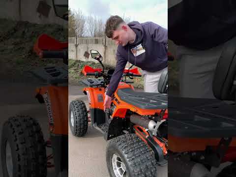 Квадроцикл Dozer Model 1-125 Pro бензиновый 8 л.с. оранжевый - фото 4 - id-p2579303809