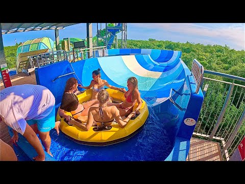 Water Slides at Aquapark Istralandia in Croatia 