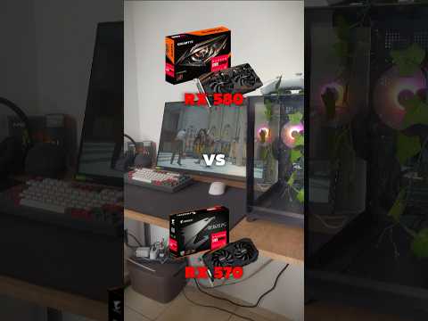 RX 580 VS RX 570, which is better? #computerhardware #viralvideo #pc #pcgamer #amd #rx